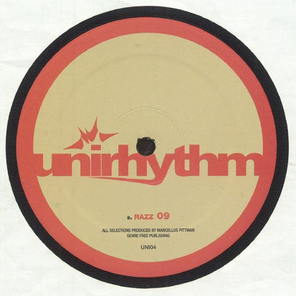 Marcellus Pittman – Loneliness Leave Me Alone / Razz 09 (12", Unirhythm, 2025) Back Cover