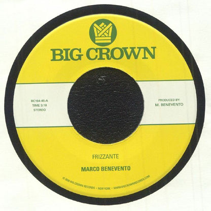 Marco Benevento – Frizzante (7", Big Crown Records, 2026) Front Cover