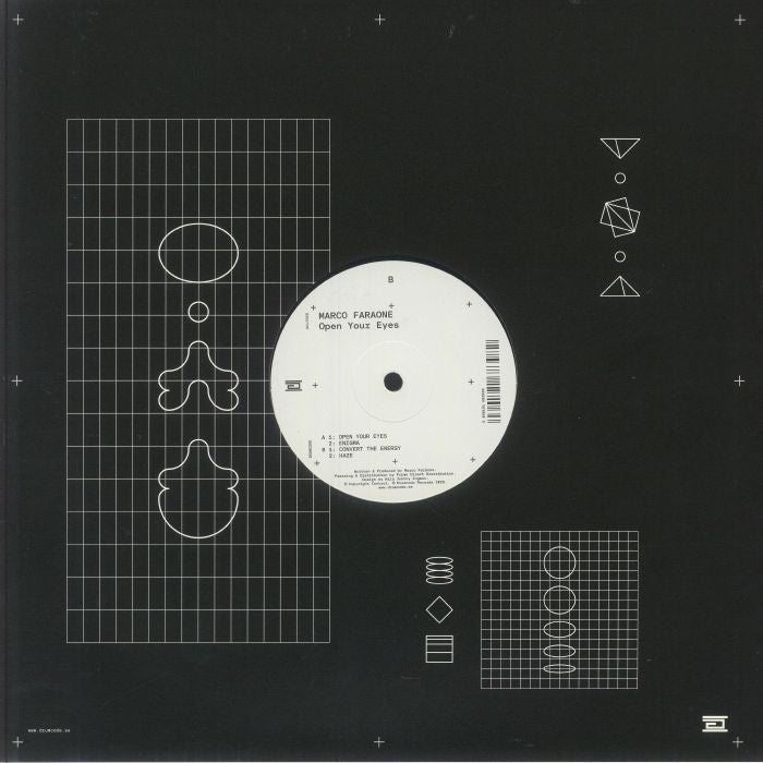 Marco Faraone – Open Your Eyes (12", Drumcode, 2025) back cover