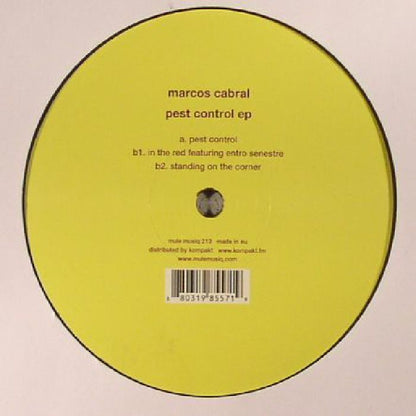 Marcos Cabral – Pest Control EP (12", Mule Musiq, 2017) Front Cover