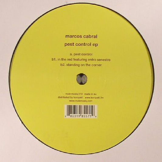 Marcos Cabral – Pest Control EP (12", Mule Musiq, 2017) Front Cover