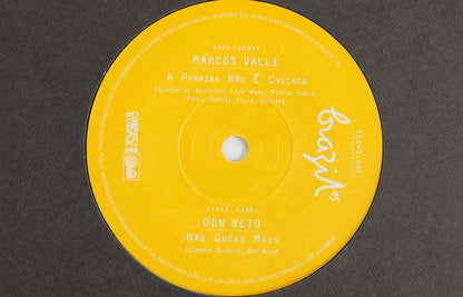 Marcos Valle Don Beto – A Paraiba Não É Chicago / Não Quero Mais (7", Mr Bongo, 2017) Front Cover