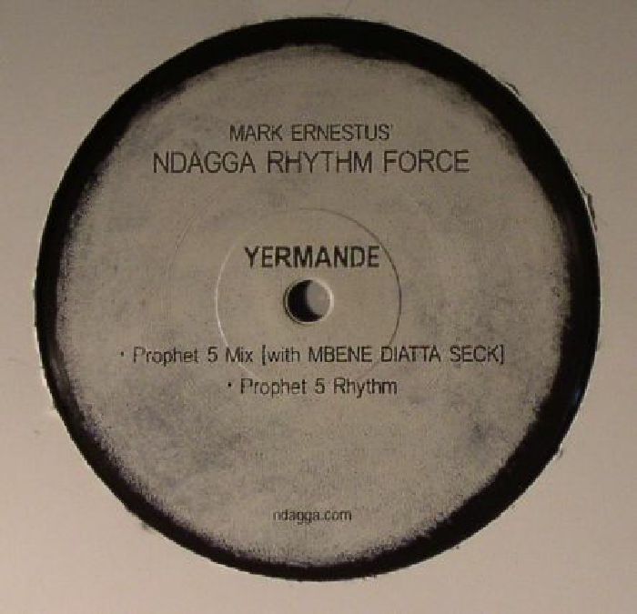 Mark Ernestus' Ndagga Rhythm Force – Yermande (12", Ndagga, 2021) back cover