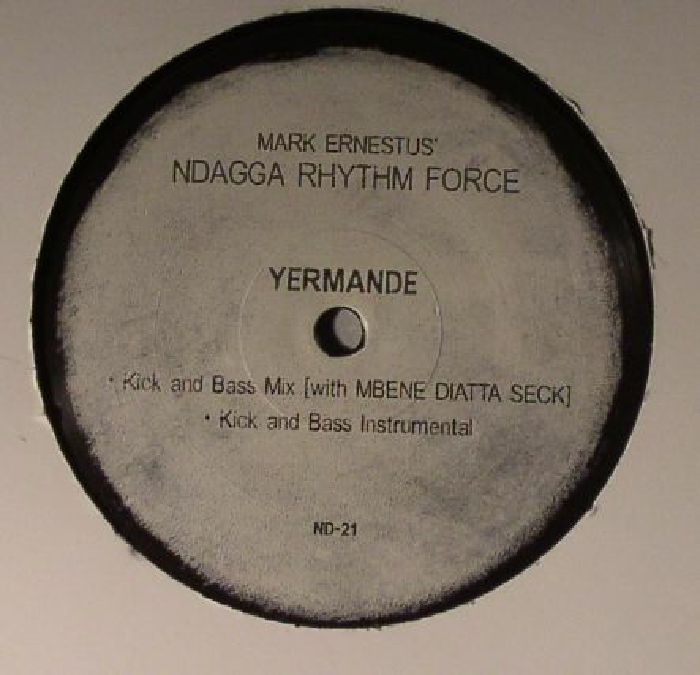 Mark Ernestus' Ndagga Rhythm Force – Yermande (12", Ndagga, 2021) front cover