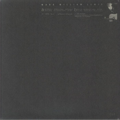 Mark William Lewis – Mark William Lewis (LP, A24 Music, 2025) Back Cover