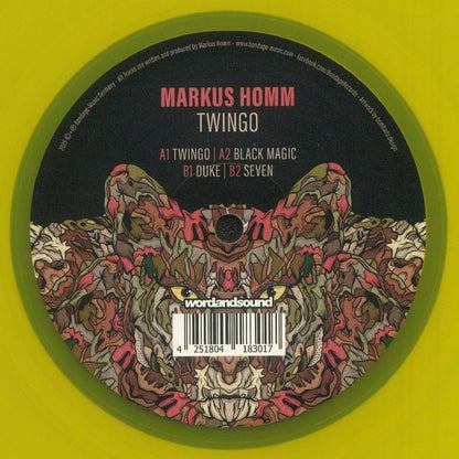 Markus Homm – TWINGO (12", Bondage-Music Germany, 2025) Back Cover