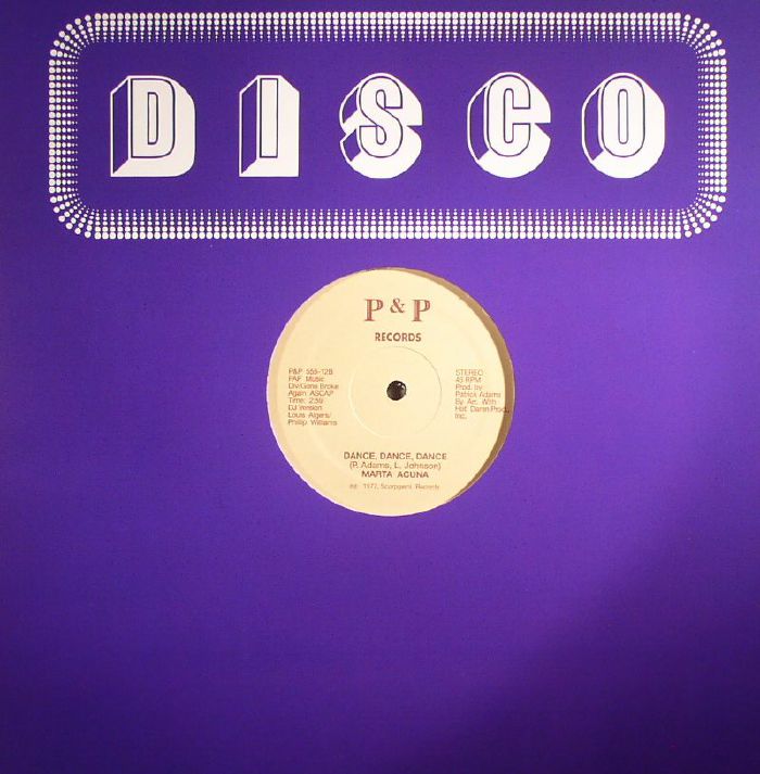 Marta Acuna – Dance, Dance, Dance (7", P&P Records, 2022) Back Cover