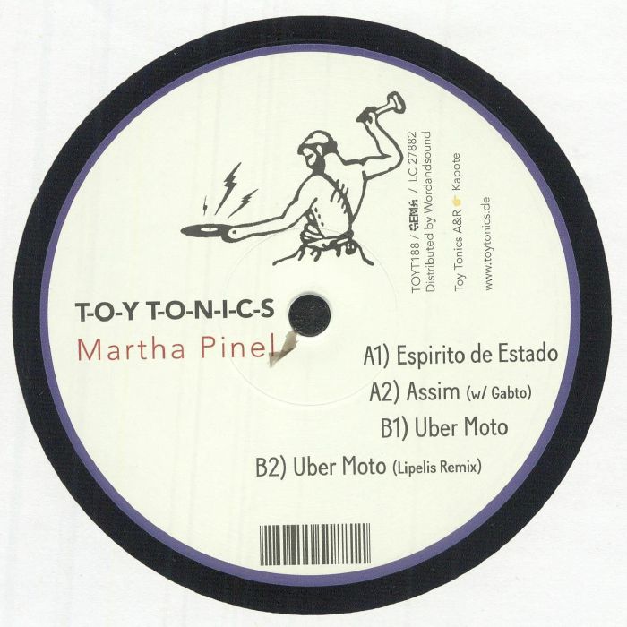 Martha Pinel – Real Rio (12", Toy Tonics, 2025) Back Cover