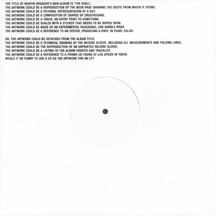 Martin Brugger – The Shell (LP, Squama, 2026) Front Cover