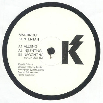 martinou – Kontentan (12", Kontra-Musik, 2026) Back Cover