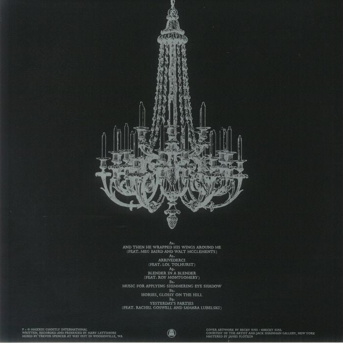 Mary Lattimore – Goodbye, Hotel Arkada (LP, Inkwell, Ghostly International, 2023) Back Cover