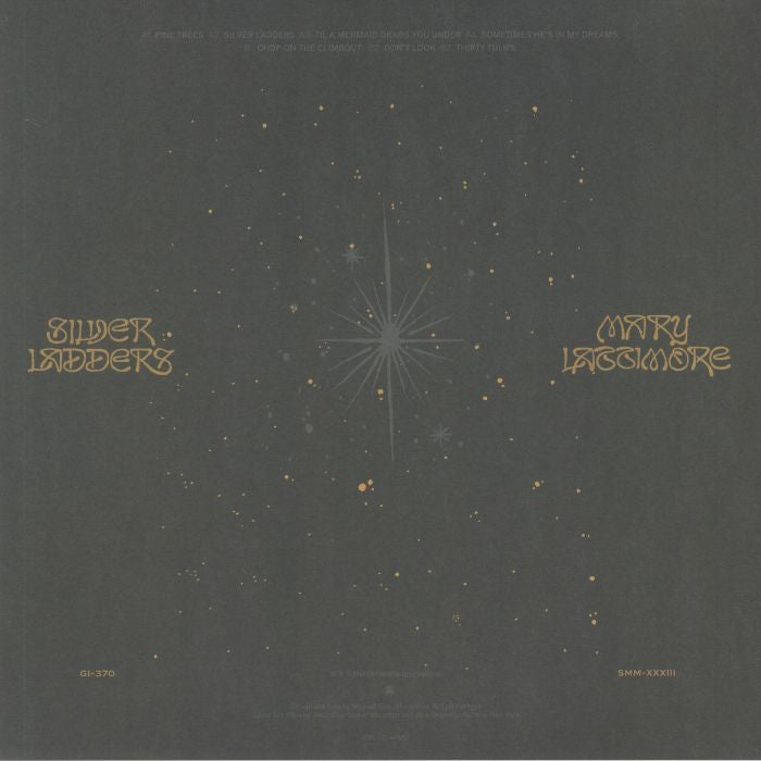 Mary Lattimore – Silver Ladders (LP, Ghostly International, 2020) Back Cover