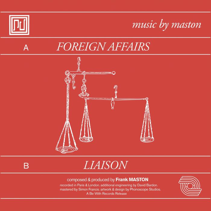 Maston – Foreign Affairs (7", Be With Records, 2025) Back Cover