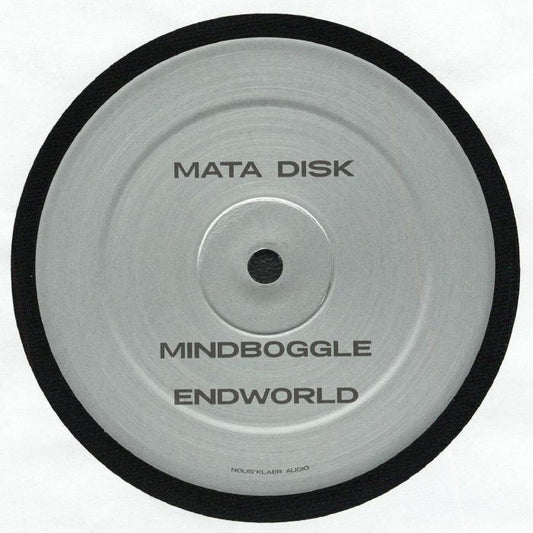 Mata Disk – MindBoggle EP (12", Nous'klaer Audio, 2026) Front Cover