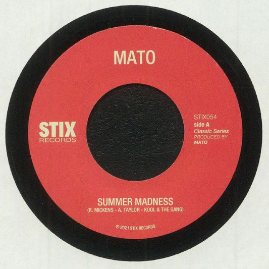 Mato – Summer Madness (7", Stix, 2021) Front Cover