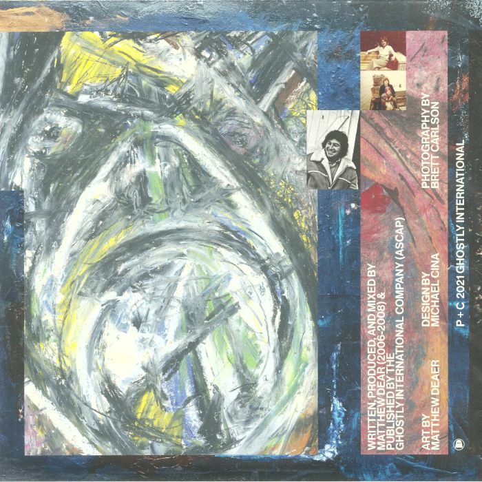Matthew Dear – Preacher's Sigh & Potion: Lost Album (LP, Yellow & Black Marbled, Ghostly International, 2021) Back Cover