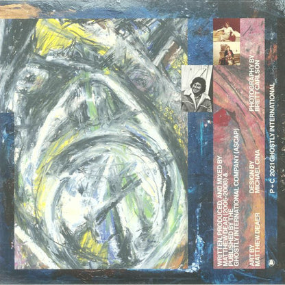 Matthew Dear – Preacher's Sigh & Potion: Lost Album (LP, Yellow & Black Marbled, Ghostly International, 2021) Back Cover