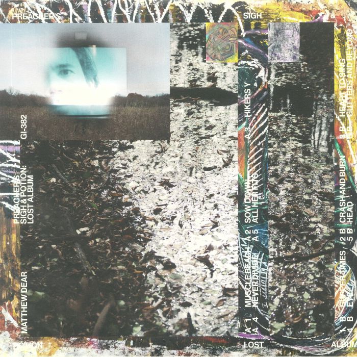 Matthew Dear – Preacher's Sigh & Potion: Lost Album (LP, Yellow & Black Marbled, Ghostly International, 2021) Front Cover