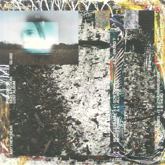 Matthew Dear – Preacher's Sigh & Potion: Lost Album (LP, Yellow & Black Marbled, Ghostly International, 2021) Front Cover