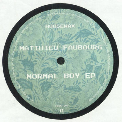Matthieu Faubourg – Normal Boy EP (12", Housewax, 2024) Front Cover