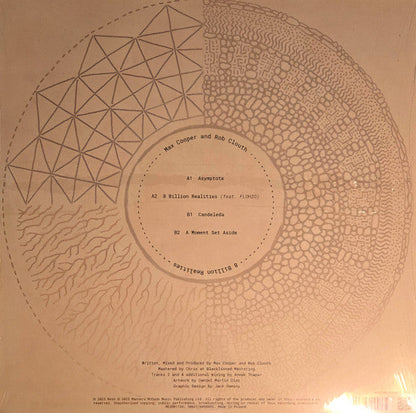 Max Cooper Rob Clouth – 8 Billion Realities (12", Splatter, Mesh, 2025) Back Cover