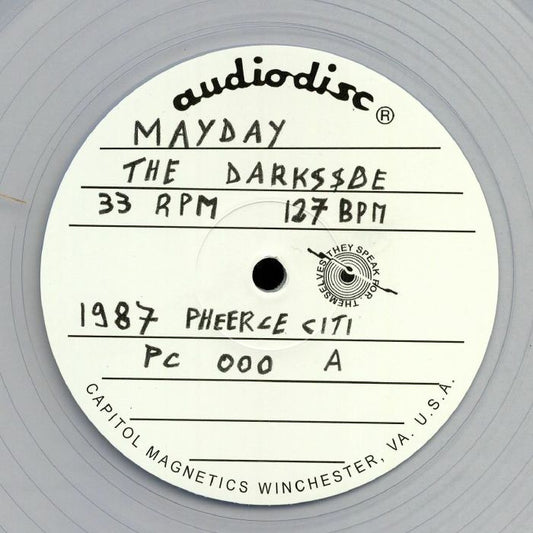Mayday – The Darkside (12", Clear, Pheerce Citi, 2021) front cover