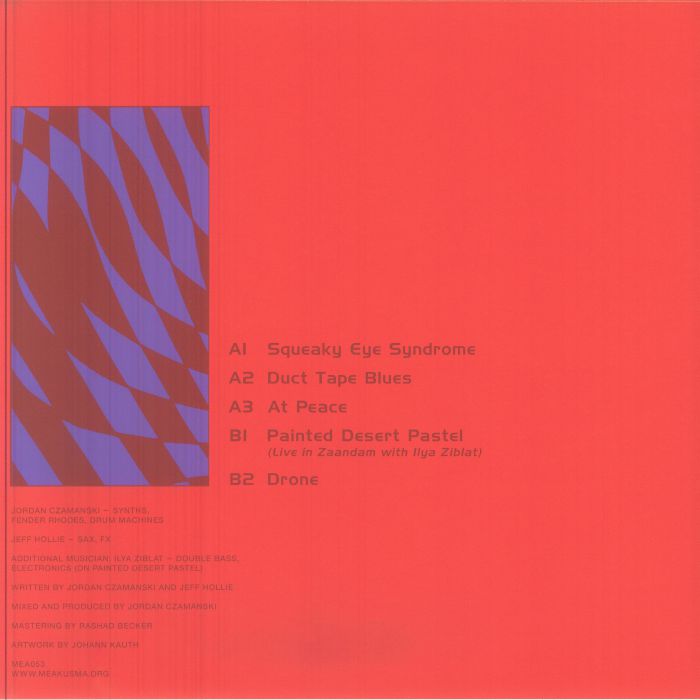 Mei Honeycomb – Clairvoyant Dimensions (LP, Meakusma, 2026) Back Cover