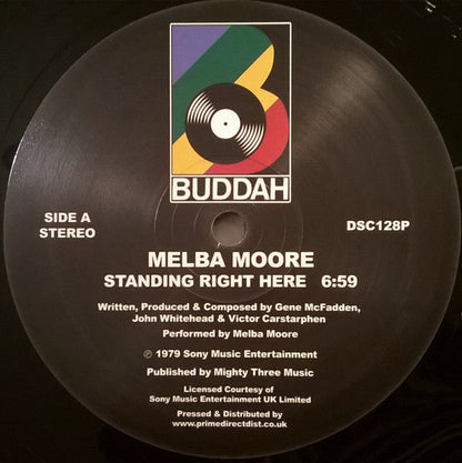 Melba Moore – Standing Right Here (12", Buddah Records, 2017) Front Cover