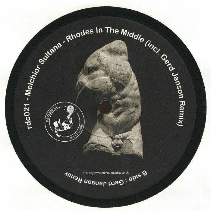 Melchior Sultana – Rhodes In The Middle (12", Ravanelli Disco Club, 2026) Back Cover