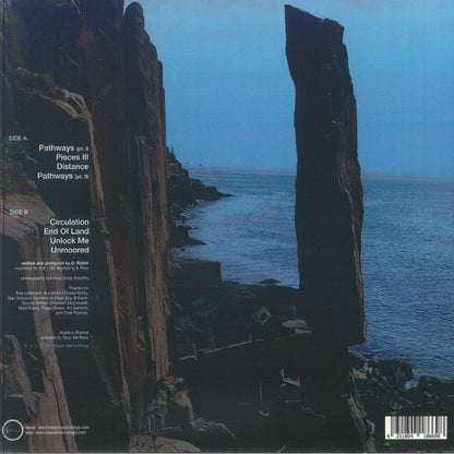 Mellonius One – Oceanic (LP, Turquoise, Stasis Recordings, 2025) Back Cover