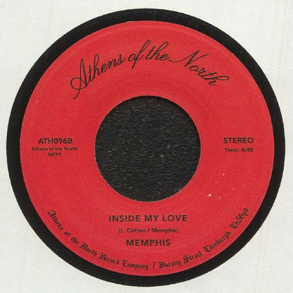 Memphis – Shake & Rock 'Till The Police Knock / Inside My Love (7", Athens Of The North, 2022) Back Cover