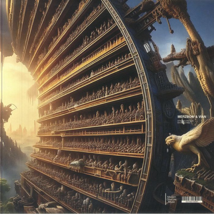 Merzbow Vian – A Wheel Of Mani (LP, Modern Obscure Music, 2025) Back Cover