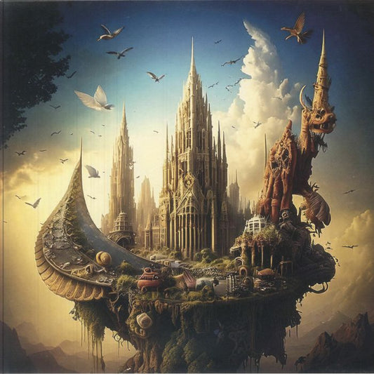 Merzbow & Vian – A Wheel Of Mani (LP, Modern Obscure Music, 2025) front cover