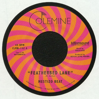 Mestizo Beat – Featherbed Lane / Handcuffed To The Shovel (7", Colemine Records, 2018) Front Cover