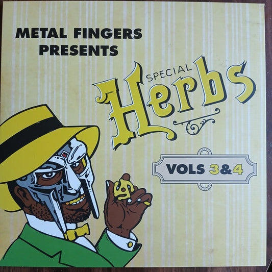 Metal Fingers – Special Herbs (Vols 3&4) (2xLP, Lemon Yellow, Rhymesayers Entertainment, 2025) image 01