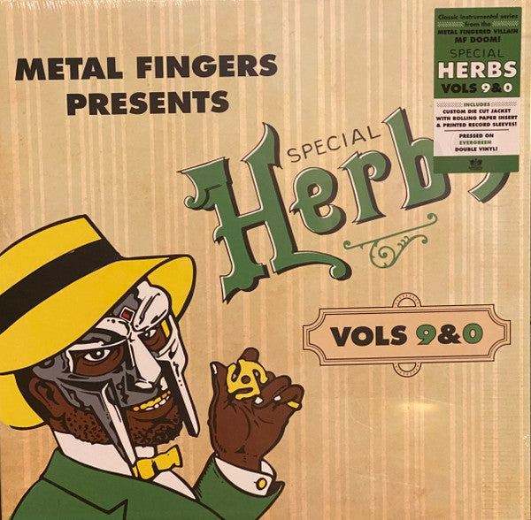 Metal Fingers – Special Herbs (Vols 9&0) (2xLP, Evergreen, Rhymesayers Entertainment, 2025) Front Cover