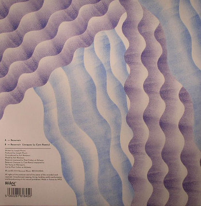 Metronomy – Reservoir (12", Because Music, 2014) Back Cover