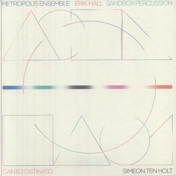 Metropolis Ensemble Erik Hall Sandbox Percussion – Canto Ostinato (LP, Western Vinyl, 2026) Front Cover