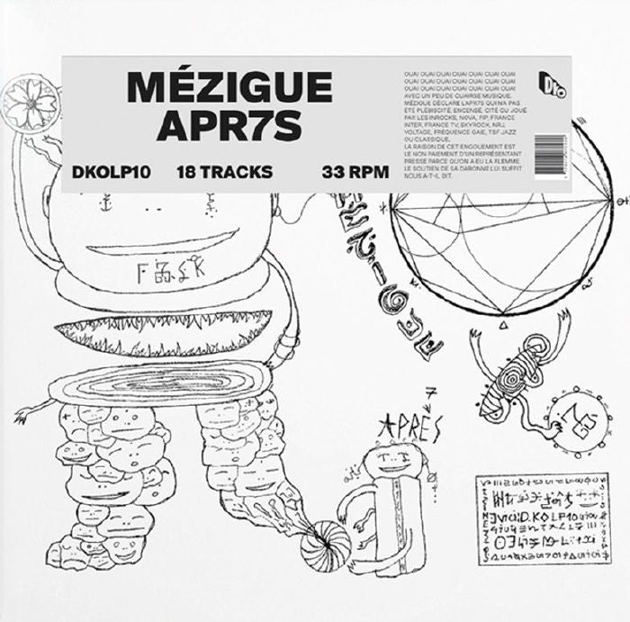 Mézigue – Apr7s (2xLP, D.KO Records, 2025) Front Cover