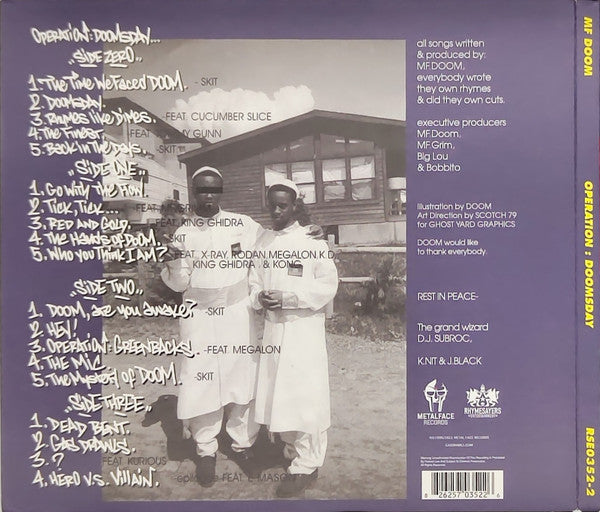 MF Doom – Operation: Doomsday (CD, Metal Face Records, 2023) Image 03