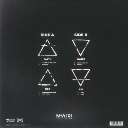 Mha Iri – The 4 Elements (LP, [pias], 2025) Back Cover