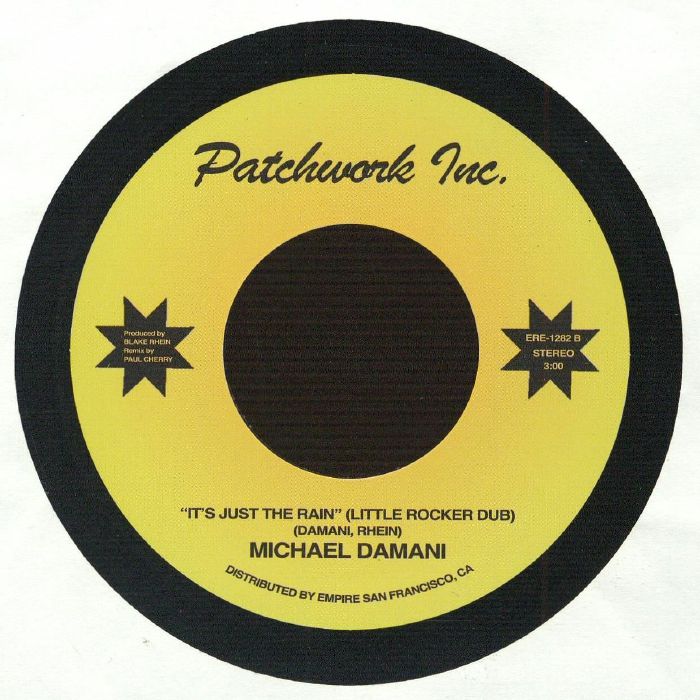 Michael Damani – It's Just The Rain (7", Patchwork Inc., 2026) Back Cover