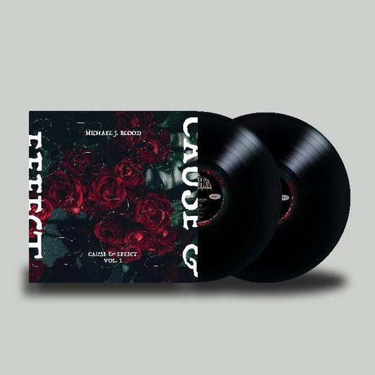 Michael J Blood – Cause & Effect Vol 1 (2xLP, Peacefrog, 2026) Front Cover