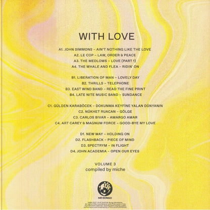 Miche – With Love Volume 3 (2xLP, Mr Bongo, 2025) Back Cover