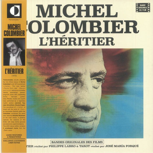 Michel Colombier – L'Héritier (LP, Transversales Disques, 2025) front cover