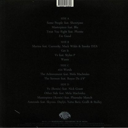 Mickey Factz & Nottz – The Achievement: Deluxe Edition (2xLP, Tuff Kong Records, 2025) back cover