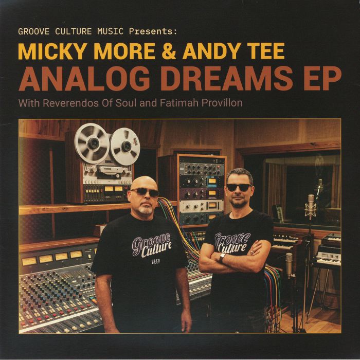 Micky More & Andy Tee With Reverendos Of Soul And Fatimah Provillon – Analog Dreams EP (12", Groove Culture Music, 2026) Front Cover