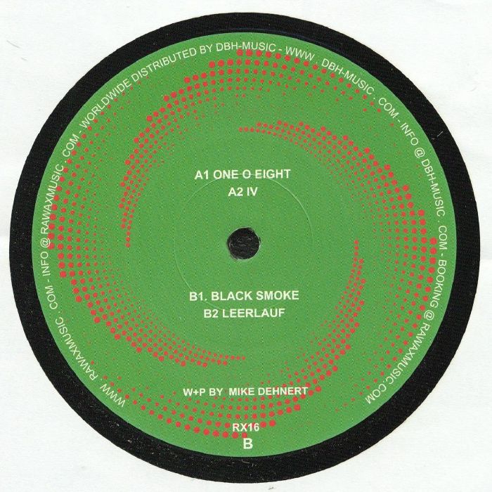 Mike Dehnert – Freiraum EP (12", Rawax, 2026) Back Cover