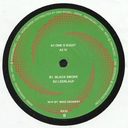 Mike Dehnert – Freiraum EP (12", Rawax, 2026) Back Cover