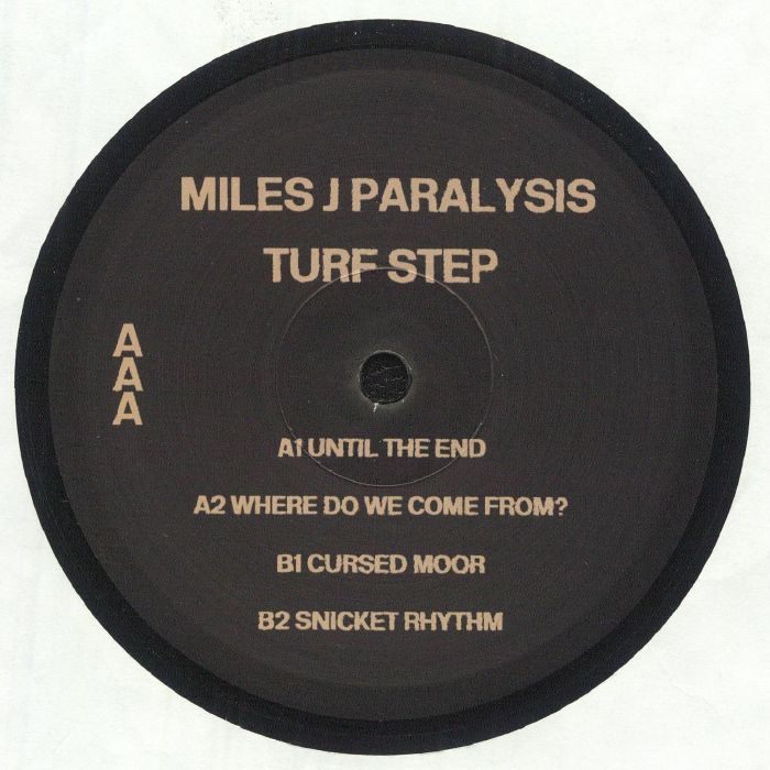 Miles J. Paralysis – Turf Step EP (12", Crying Outcast, 2025) front cover